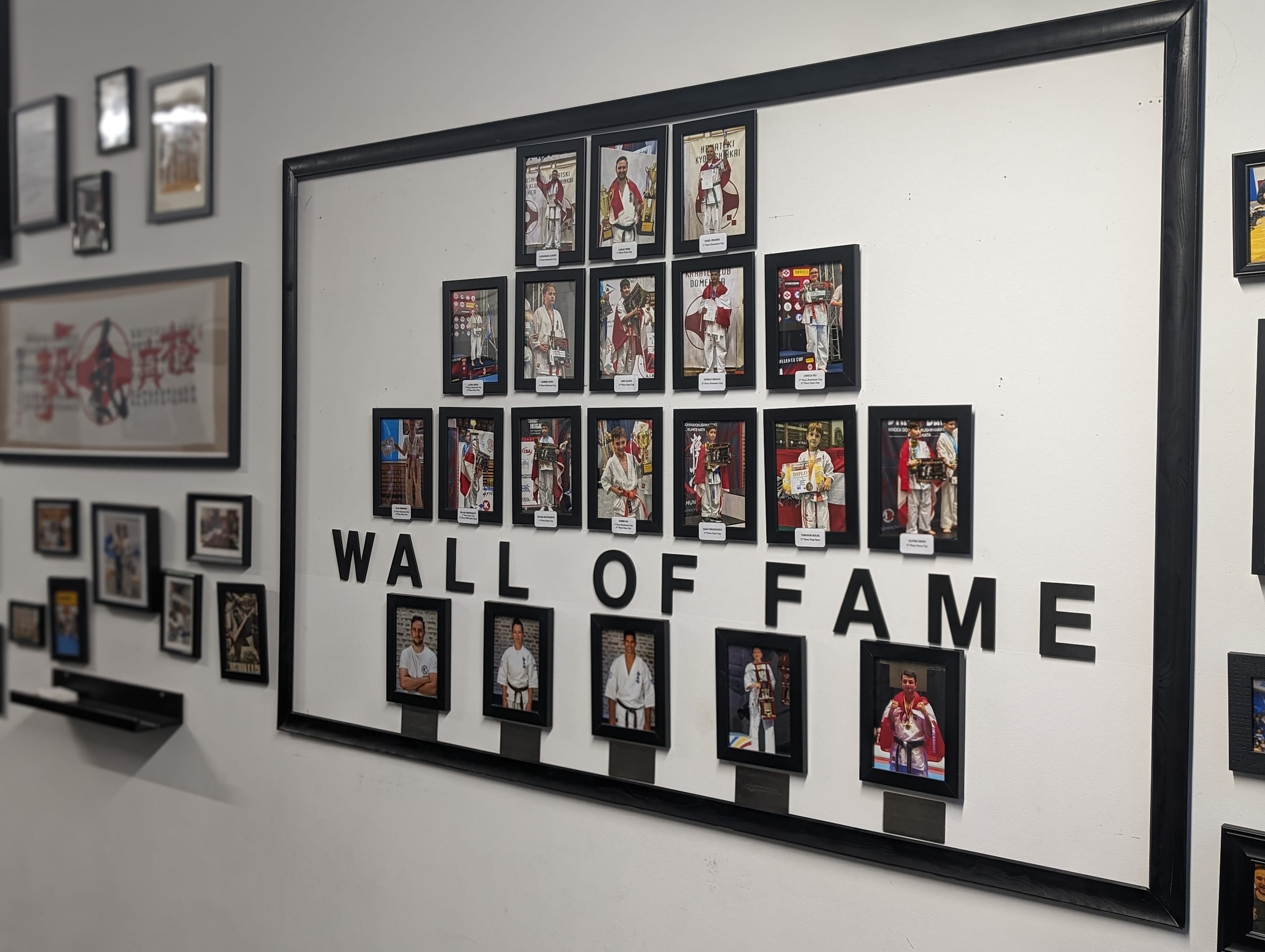 Wall of Fame im K.O.DOJO